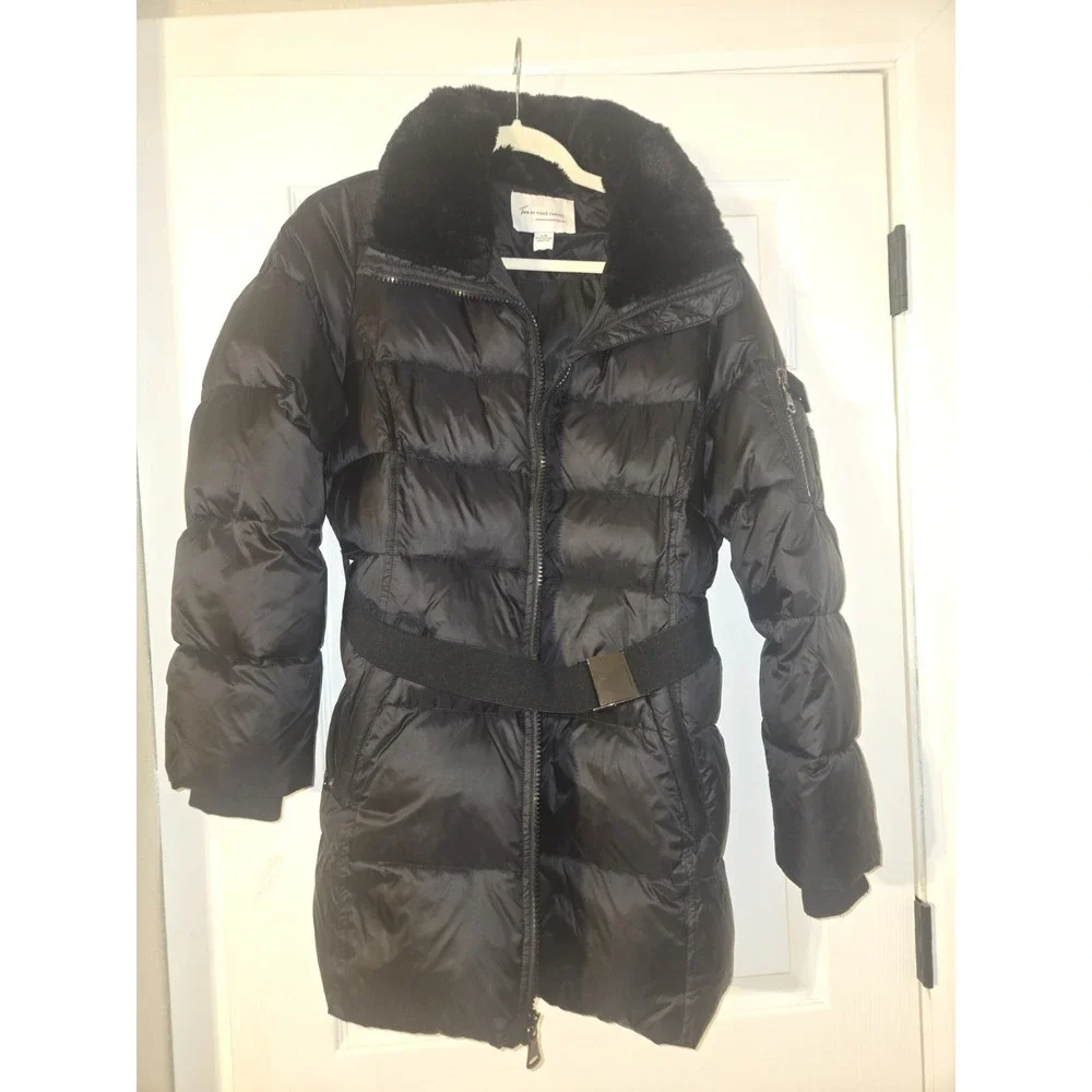 Two‎ by Vince Camuto Ladies' Hooded Belted Parka Coat |  G22